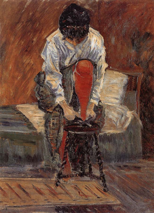 Paul Signac Red silk stockings